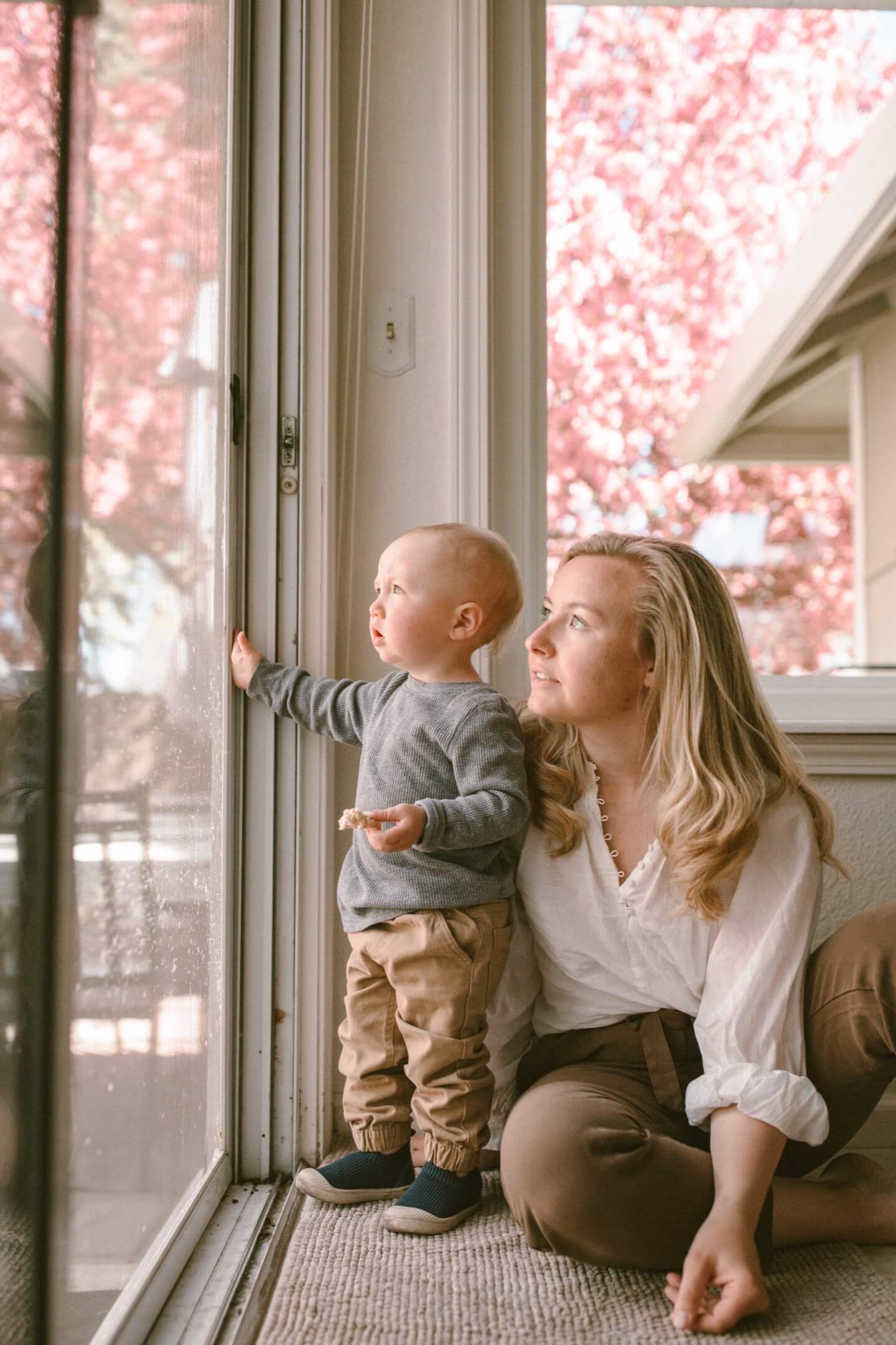 Family photography in the Cole family's home